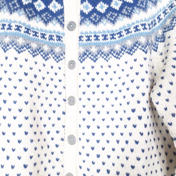 Husfliden Hand Knitted In Norway Button Down Cardigan - Picture 3 of 14